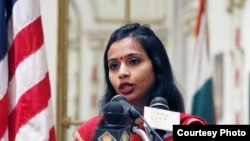Indian diplomat Devyani Khobragade in an undated picture from her Twitter account.