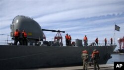 Kapal perang Iran di pelabuhan Latakia, Suriah (Foto: dok). Dua kapal perang Iran telah berlabuh di Sudan untuk menjamin keamanan jalur pelayaran wilayah tersebut .