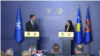 Mark Rute i Vjosa Osmani na konferenciji za medije u Prištini.