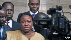 Fatou Bensouda était attendu jeudi à Kampala après son séjour en République centrafricaine (AFP)