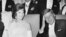 Bivši predsednik SAD Džon Kenedi i prva dama Džeki Kenedi na inauguracionom balu u Vašingtonu, 1961.