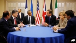 Para pemimpin NATO memulai KTT di kota Newport, Wales Kamis (4/9).