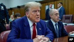 Bivši predsjednik Donald Trump u krivičnom sudu na Manhattanu 30. aprila 2024. (Foto: AP/Eduardo Munoz) 