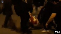 یکی از چند فیلم که معترضان از تیرخوردن و کشته شدن این چهارنفر منتشر کرده اند. 