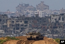 Израильский танк на границе с сектором Газа, 19 марта 2024 года