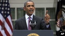 President Obama speaks on immigration at the White House Jun 15, 2012