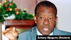 L'ancien président du Botswana, Ketumile Masire, 18 mai 2000.