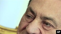 Former Egyptian President Hosni Mubarak (file photo)