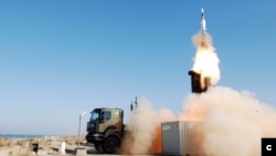 SAMP/T ტიპის საზენიტო-სარაკეტო სისტემა, Aster 30 ტიპის რაკეტის გასროლის დროს, რომელიც ირაკლი ალასანიას თქმით, საქართველოს საფრანგეთისგან უნდა შეეძინა