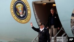 Rais Donald Trump akiwasili California