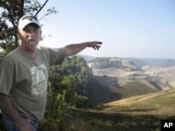 Chuck Nelson is a retired union coal miner who lives in an area affected by mountain top removal.