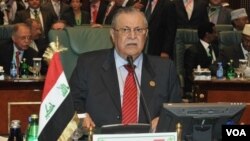 Jalal Talabani terpilih kembali sebagai Presiden Irak dalam pemungutan suara di parlemen.