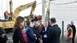 Crnogorski ministri obilaze pogođeno područje u Albaniji (Foto: gov.me)