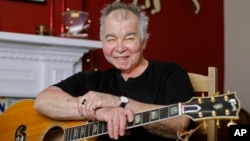 John Prine poses in his office in Nashville, Tennessee, June 20, 2017.