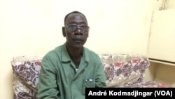Maïtre Midaye Guerimbaye président de la LTDH, à N’Djamena, le 24 août 2019. (VOA/André Kodmadjingar)
