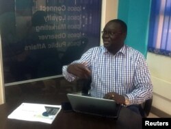 Aggrey Oriwo, managing director at Ipsos Kenya, speaks in his office in Nairobi, Kenya, July 12, 2017.