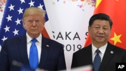 Shugaba Trump (Hagu) a gefen taron G20 da shugaba Xi Jingping na China (Dama)