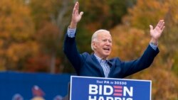 Demokratski kandidat Džo Bajden na predizbornom mitingu u Bristolu u Pensilvaniji, u subotu 24. oktobra 2020.
