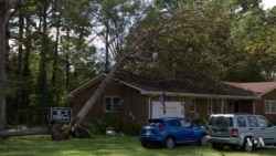 NC Residents Wait for Water to Recede as Trump Pays Visit