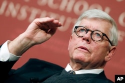 FILE - David Keene, shown in 2013 as president of the Nation Rifle Association, says, "An appreciation for firearms and firearms freedom is part of the American DNA."