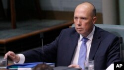 Menteri Dalam Negeri Australia, Peter Dutton 