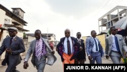 Des sapeurs congolais à Brazzaville, le 16 mars 2014. Aurlus Mabélé était l'une des figures de proue du mouvement de la sape. (Photo: Junior D. Kannah / AFP)