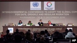Perjanjian Migrasi Global merupakan hasil dari konferensi di Marrakesh, Maroko, pada 10-11 Desember lalu (foto: dok). 