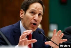 U.S. Centers for Disease Control and Prevention Director Tom Frieden testifies before the House Committee on Energy and Commerce Oversight and Investigations Subcommittee hearing on "Review of CDC anthrax LabIncident" on Capitol Hill in Washington, July 16, 2014.