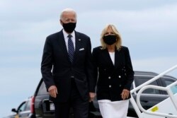 Jo Bayden rafiqasi Jill Bayden bilan