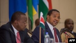 Ukrainian President Petro Poroshenko, left, and Belarusian President Alexander Lukashenko visit the Chernobyl nuclear power plant in Chernobyl, Ukraine, marking the 31st anniversary of the Chernobyl nuclear disaster, April 26, 2017. 