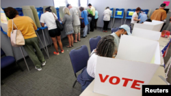 2016年10月20日美国北卡罗来纳州开始早期投票