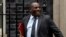 Britain's Foreign Secretary David Lammy walks outside 10 Downing Street, in London, Britain, October 15, 2024.