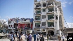 Otel Ambassador dake Mogadishu da aka kaiwa hari ranar Larabar wannan makon