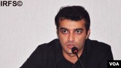 File - Azerbajiani human rights defender Rasul Jafarov.