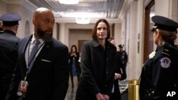 Gordon Sondland, the U.S ambassador to the European Union, arrives for testimony before the House Intelligence Committee in the Longworth House Office Building on Capitol Hill, Nov. 20, 2019, in Washington.