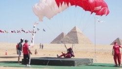 Skydivers Promote Tourism Industry in Egypt