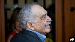Penulis Kolombia Gabriel Garcia Marquez pada 6 Maret 2014.
