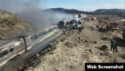 Təbriz-Məşhəd qatarının uğradığı qəzada təqribən 50 sərnişin həyatını itirib