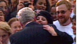 მონიკა ლევინსკი და პრეზიდენტი კლინტონი.