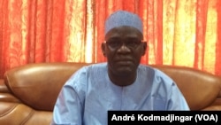 Djimet Arabi ministre la Justice, à N’Djamena, le 24 août 2019. (VOA/André Kodmadjingar)