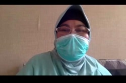 Tim Pakar Satgas Penanganan COVID-19 Dr Erlina Burhan dalam telekonferensi pers di Jakarta, Kamis (1/10) mengatakan Covifor di ujicoba kan kepada pasien berat COVID-19 (screenshot)