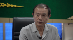 លោក ហេង វ៉ាន់ដា ប្រធានក្រុមប្រឹក្សាភិបាលសមាគមគ្រឹះស្ថានឧត្តមសិក្សាកម្ពុជា នៅថ្ងៃទី១៧ ខែកុម្ភៈ ឆ្នាំ២០២១។ (ហ៊ាន សុជាតា/វីអូអេ)