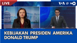 Laporan VOA untuk TVRI: Kebijakan Presiden Amerika Serikat Donald Trump