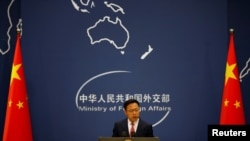 자오리젠 중국 외교부 대변인.