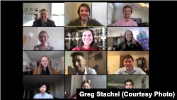 Student interns in the Washington Academic Internship Program. The program helps its students to study and work in Washington, DC