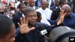 Le président angolais Joao Lourenço, chef du MPLA, parti au pouvoir.
