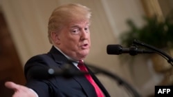 Američki predsednik Donald Tramp u Beloj kući, 10. januar 2018.