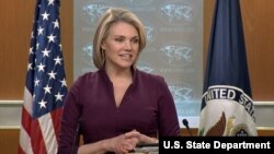 Juru bicara Departemen Luar Negeri Amerika Serikat, Heather Nauert. (Foto: dok).