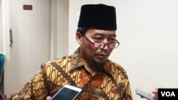 Komisioner Komnas Perempuan Imam Nahe'i usai diskusi tentang RUU PKS di Gedung DPR. (Foto: VOA/Ahmad Bhagaskoro)