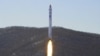 View of what appears to be a test related to the development of a reconnaissance satellite in this undated photo released on Dec. 19, 2022 by North Korea's Korean Central News Agency (KCNA). 